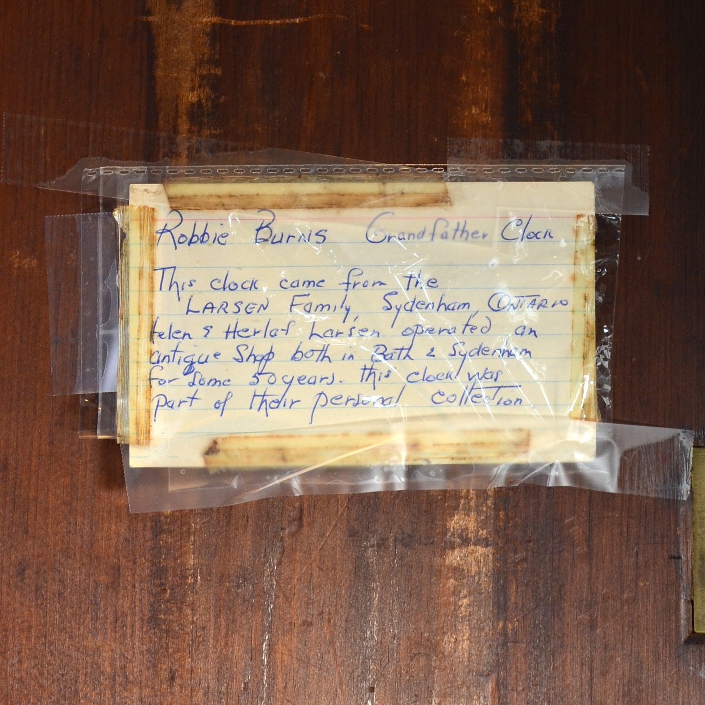 Robbie Burns Scottish Poet Clock