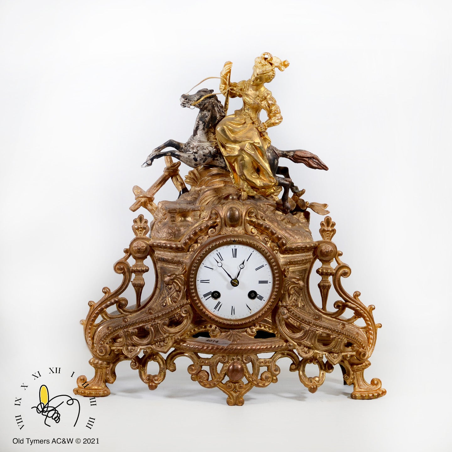 French Figural Clock
