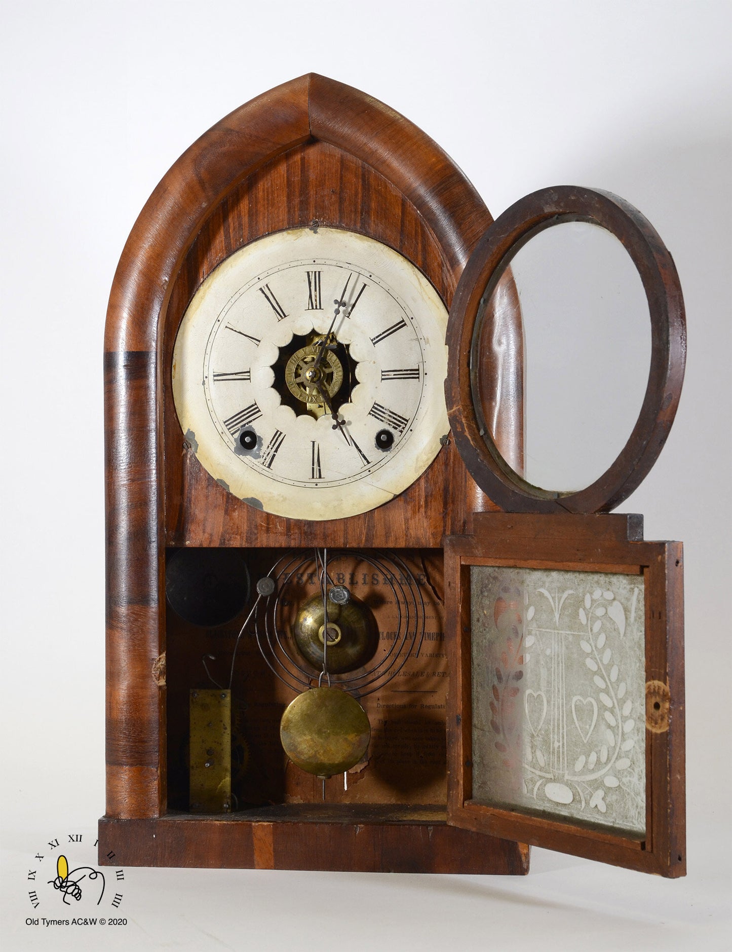 J.J. Beals and Co. Mantel Clock