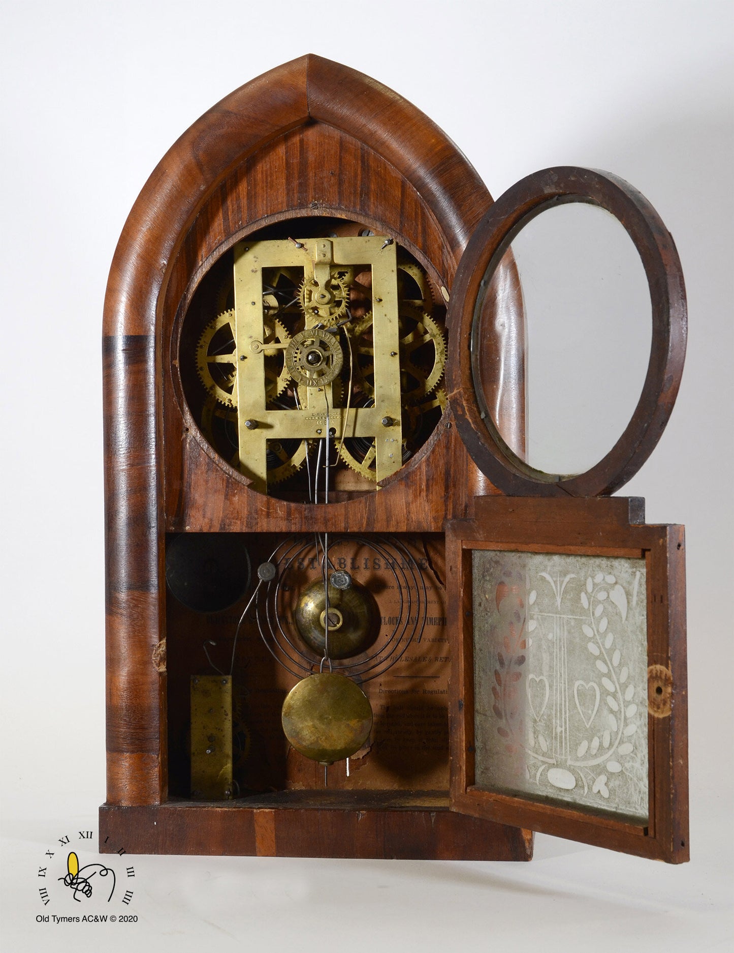 J.J. Beals and Co. Mantel Clock