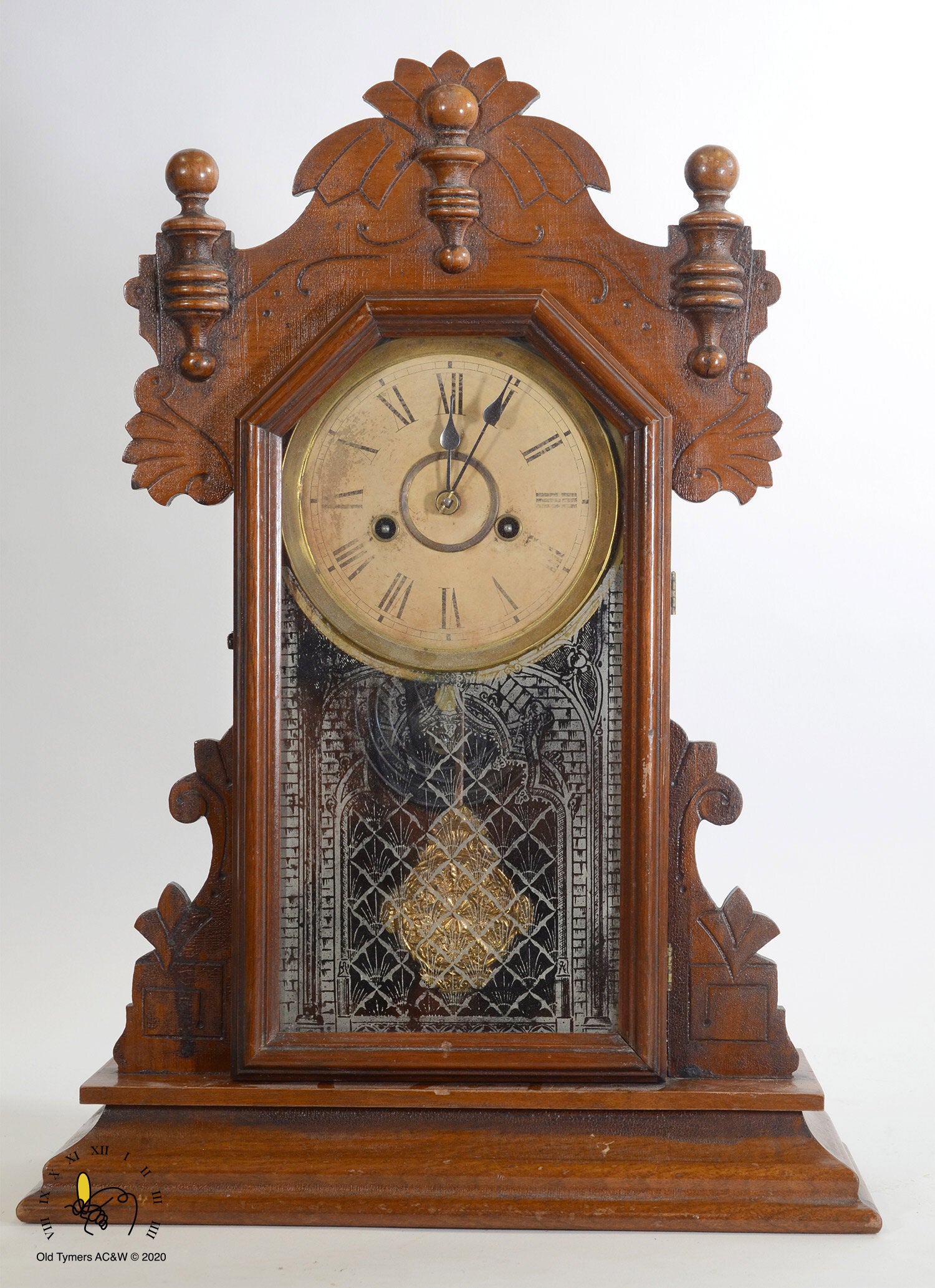 E Ingraham and Co. Mantel Clock – OldTymers Antique Clocks