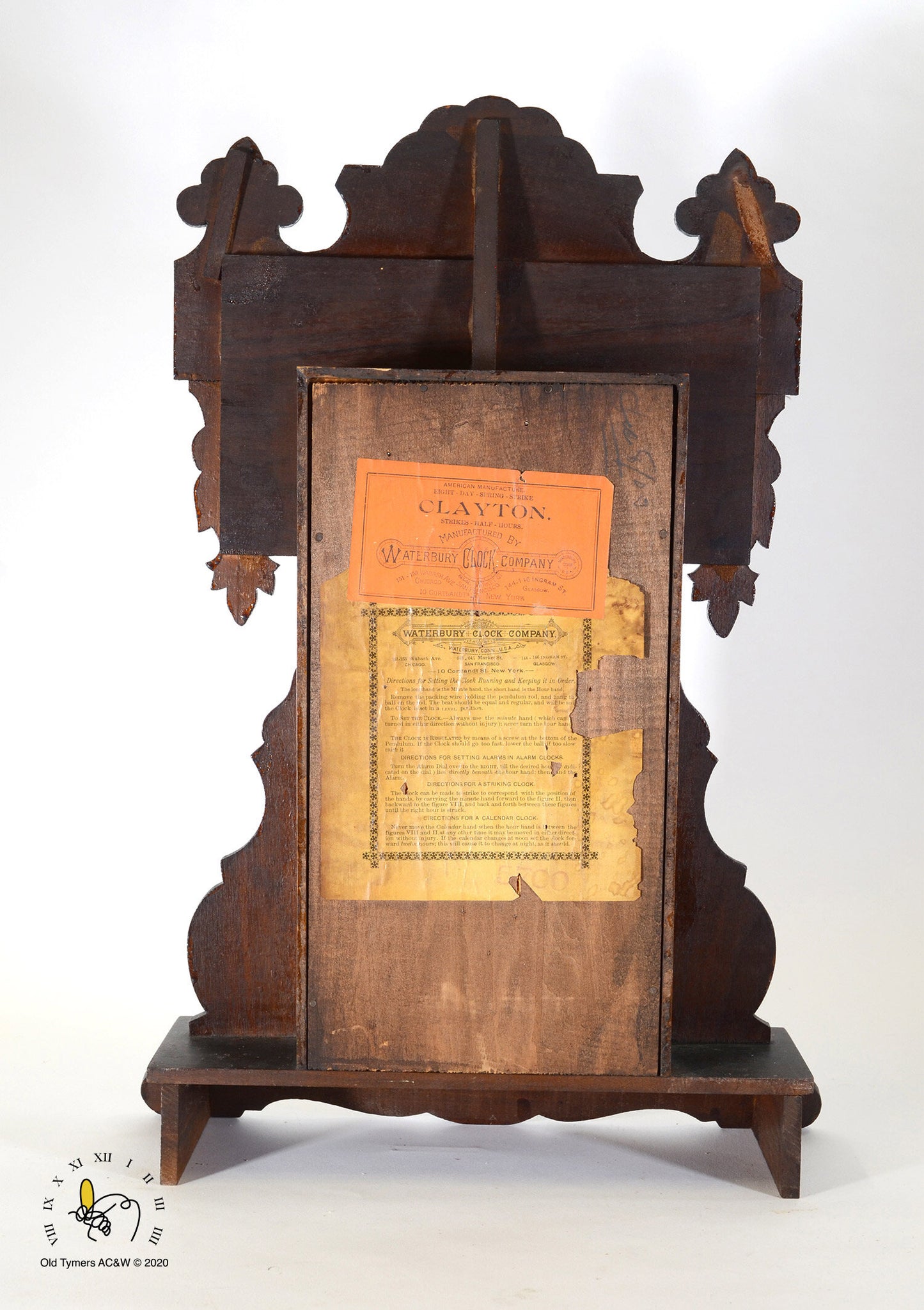 Waterbury Clayton Mantel Clock