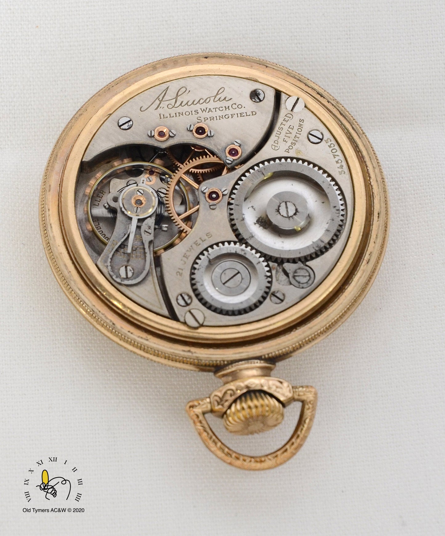Illinois Abraham Lincoln Pocket Watch