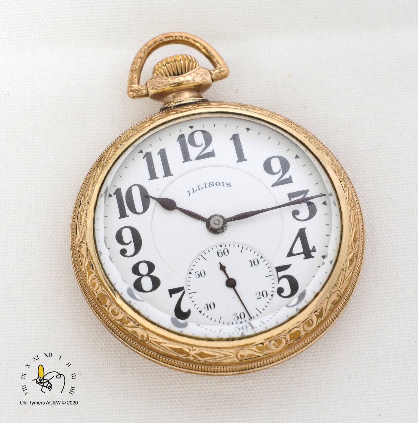 Illinois Abraham Lincoln Pocket Watch