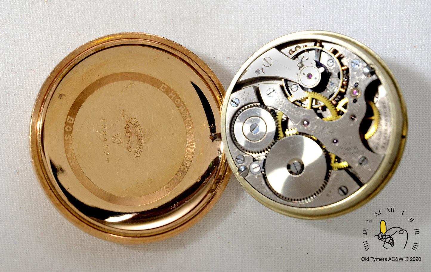 E. Howard Keystone Pocket Watch