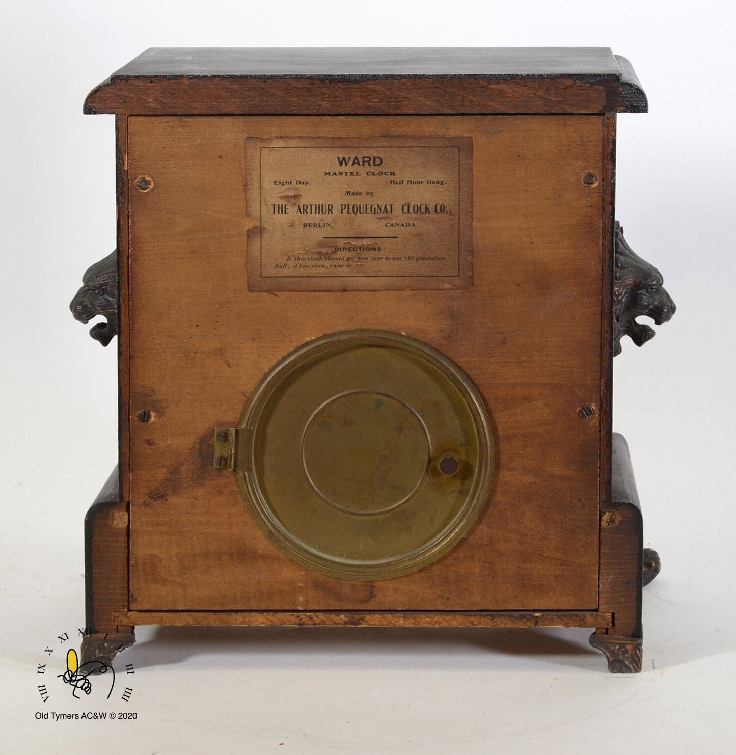 Pequegnat Ward Mantel Clock