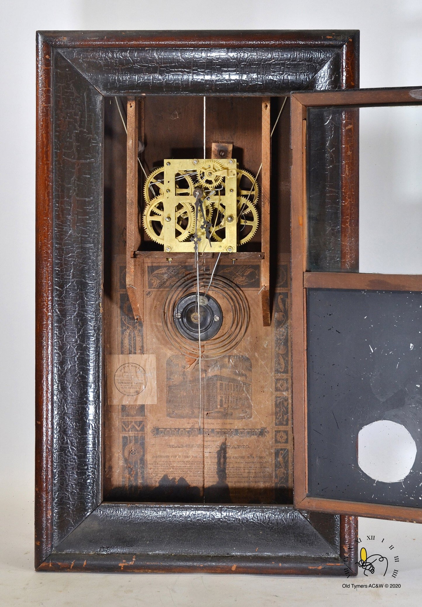 Canada Clock Company Mantel Clock OG