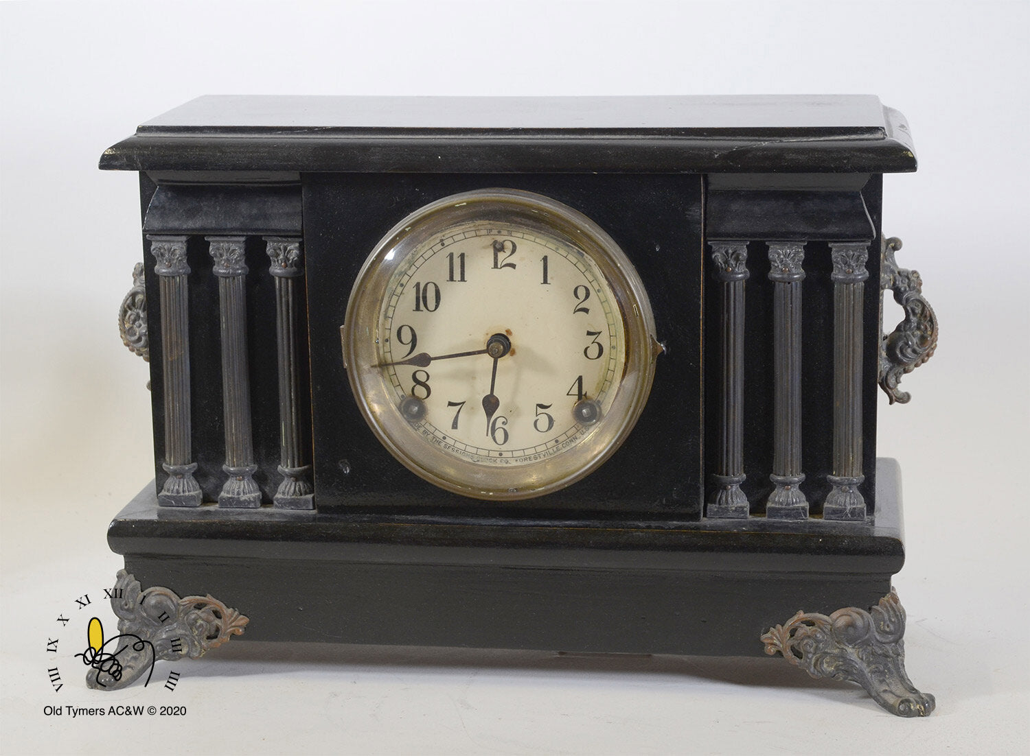 Sessions Black Mantel Clock – OldTymers Antique Clocks