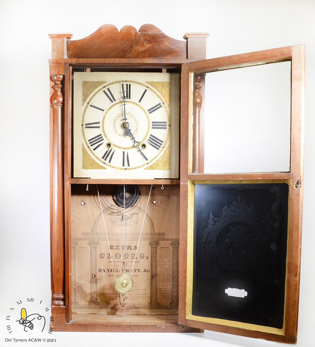 Daniel Pratt Jr. Woodworks Clock