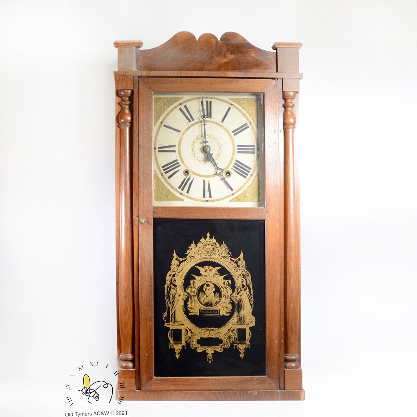 Daniel Pratt Jr. Woodworks Clock