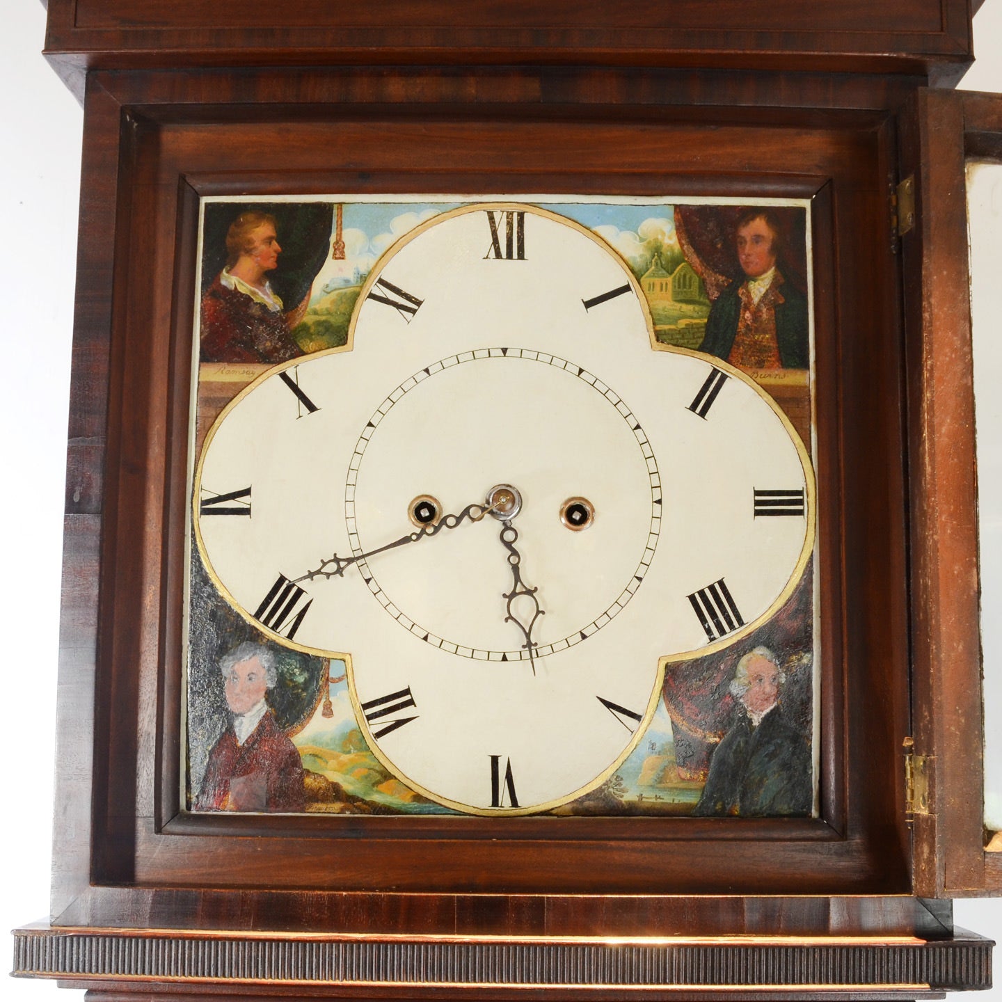 Robbie Burns Poet Clock