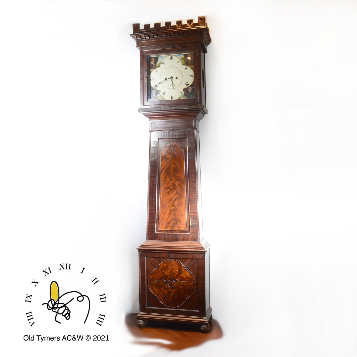 Robbie Burns Poet Clock – OldTymers Antique Clocks