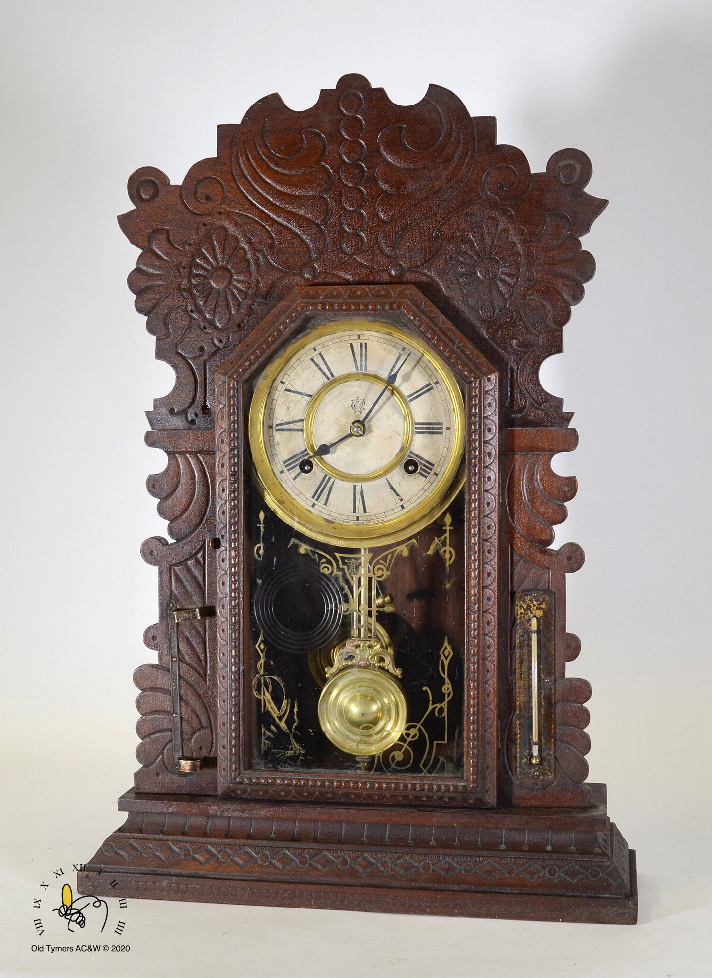 Waterbury Tiffin Mantel Clock