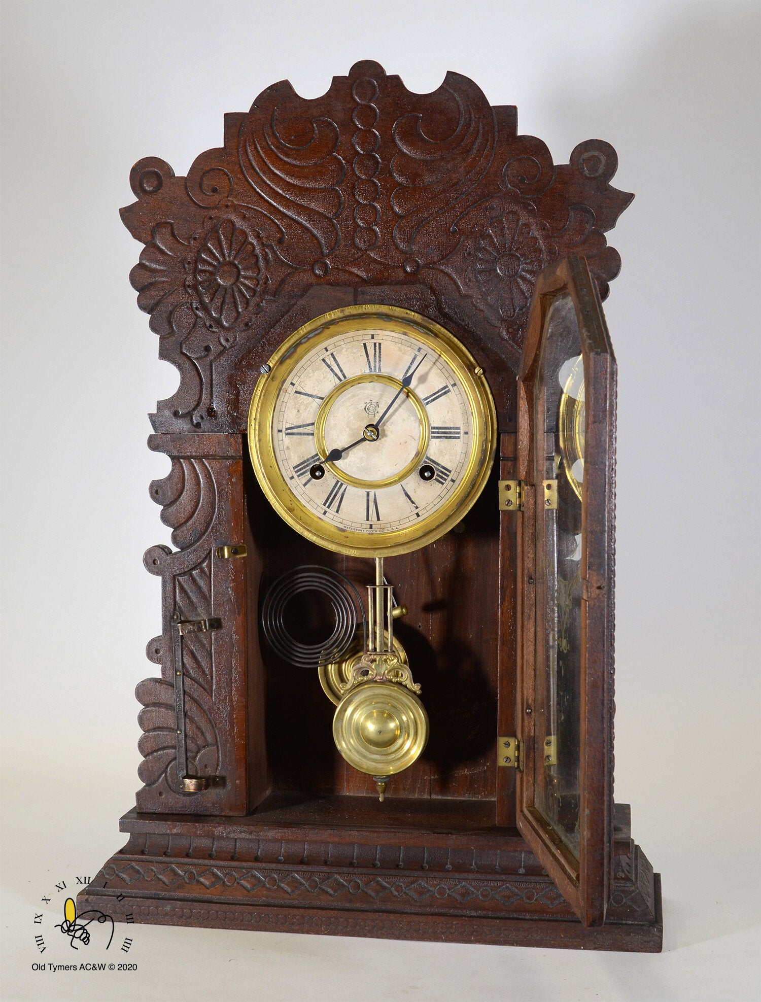 Waterbury Tiffin Mantel Clock