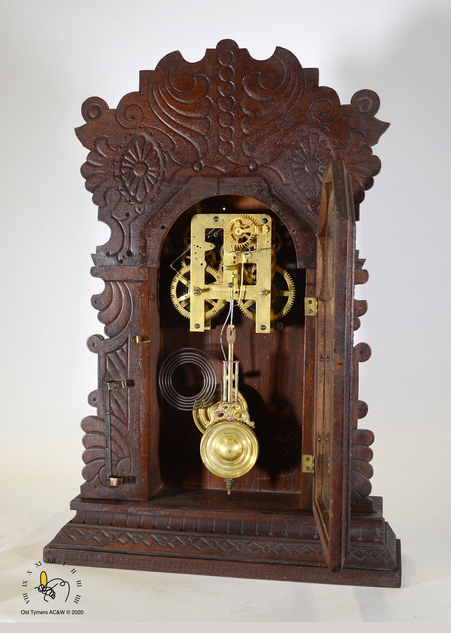 Waterbury Tiffin Mantel Clock