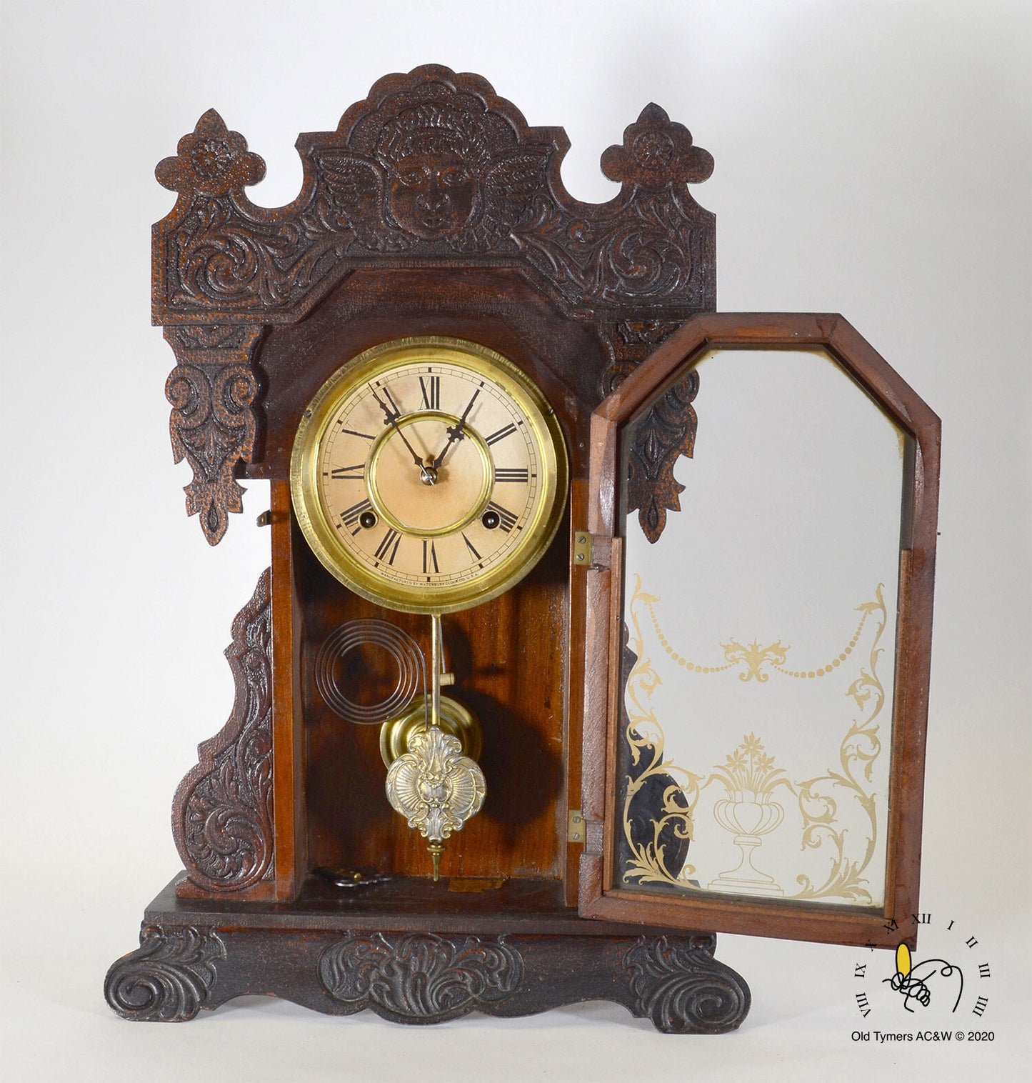 Waterbury Clayton Mantel Clock