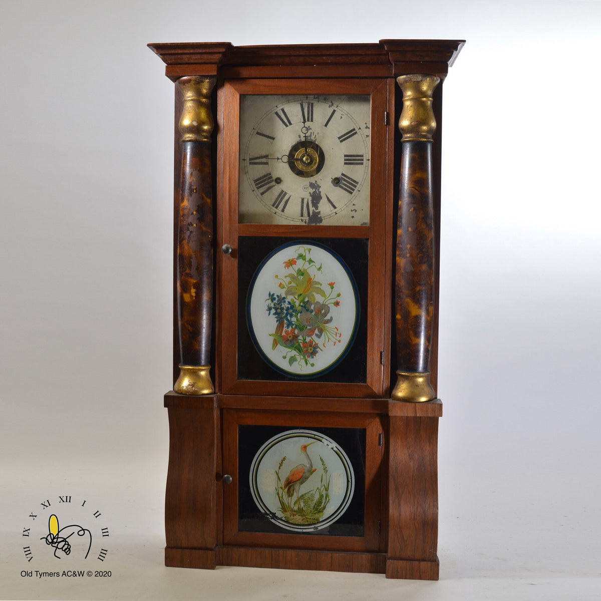 Triple Clocks Seth Thomas Triple Decker Mantel Clock – OldTymers Antique Clocks