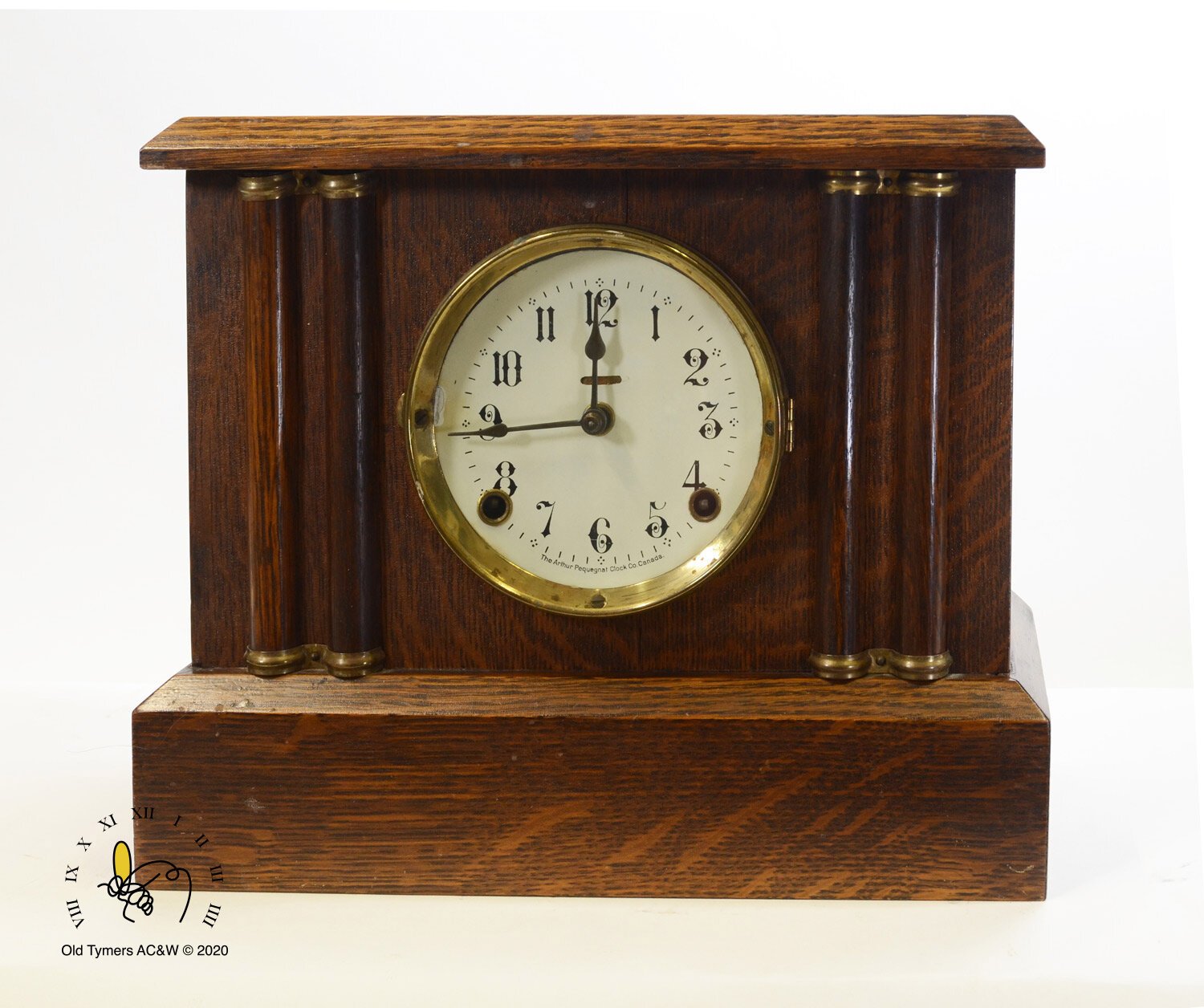 Pequegnat "Peterboro 2nd Edition" Mantel Clock