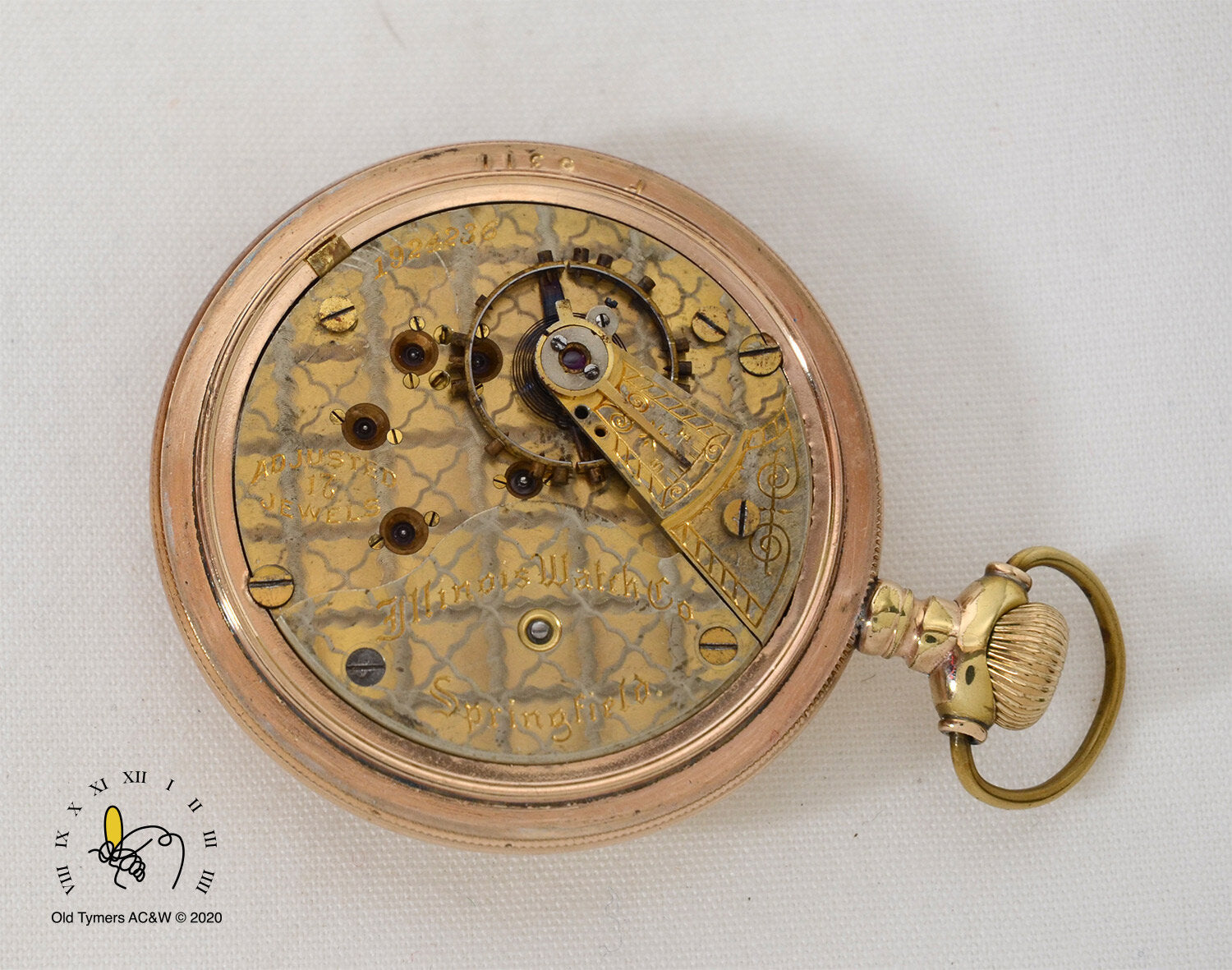 Illinois watch co pocket watch hot sale