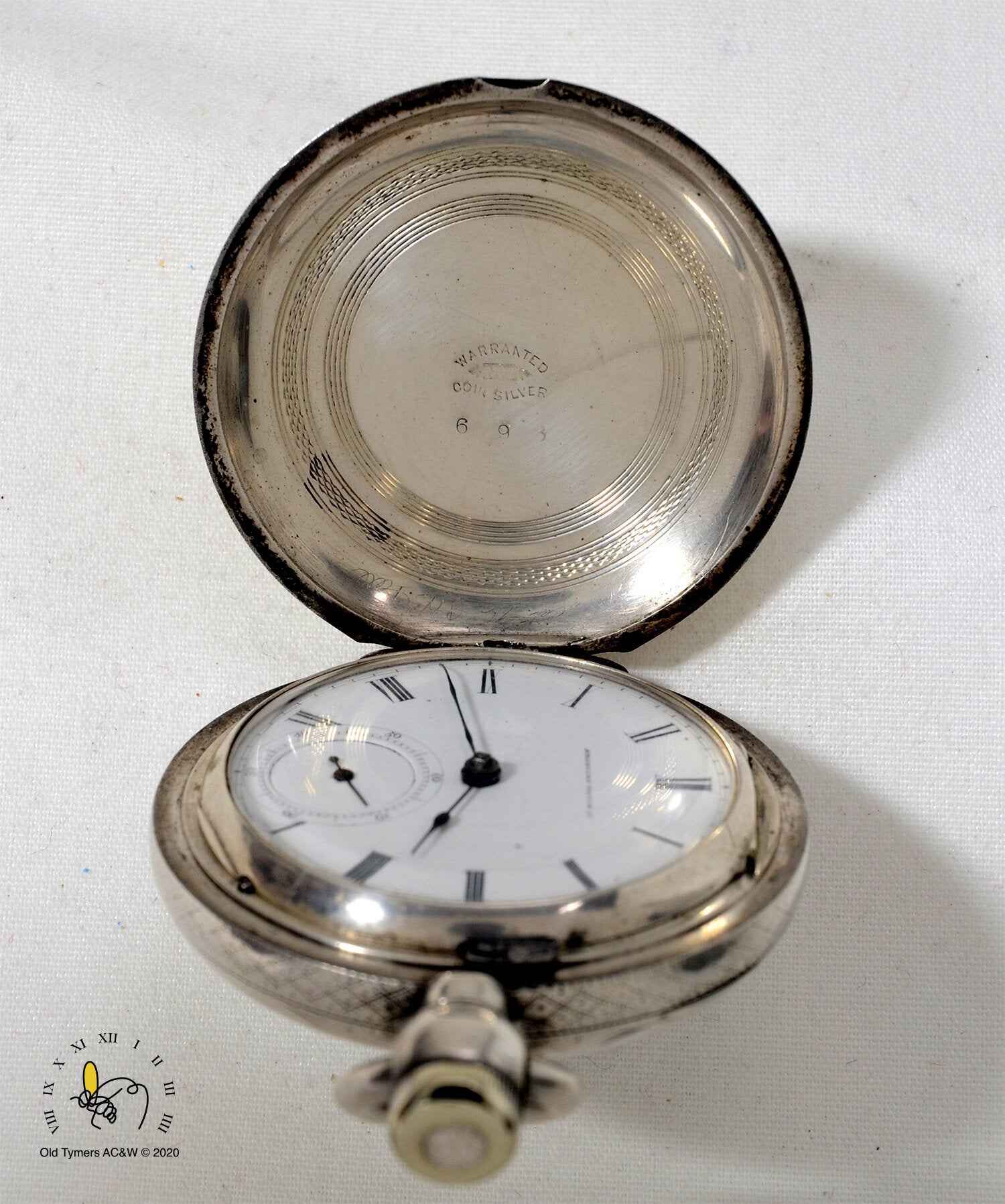 Waltham 1857 Model Pocket Watch OldTymers Antique Clocks