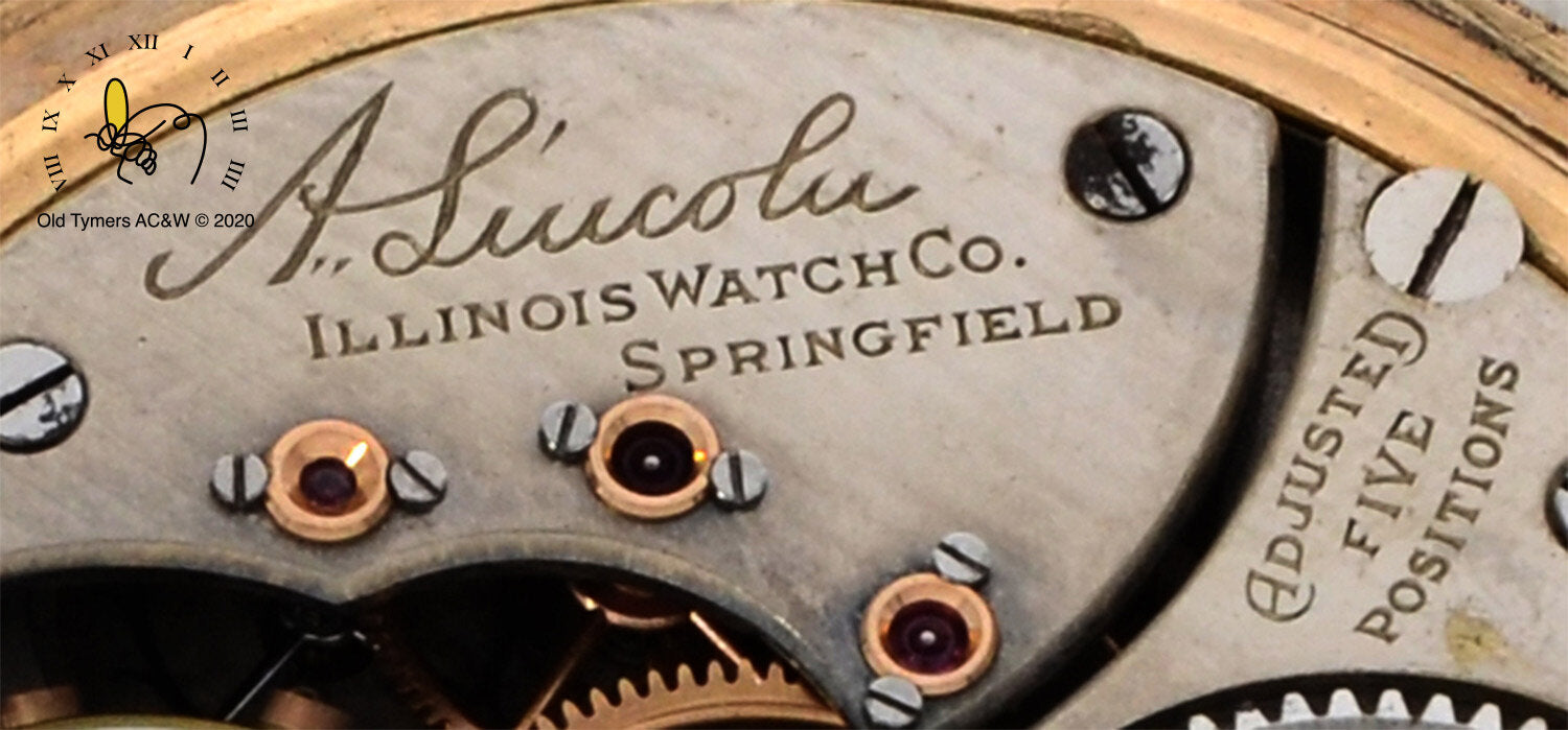 Illinois Abraham Lincoln Pocket Watch