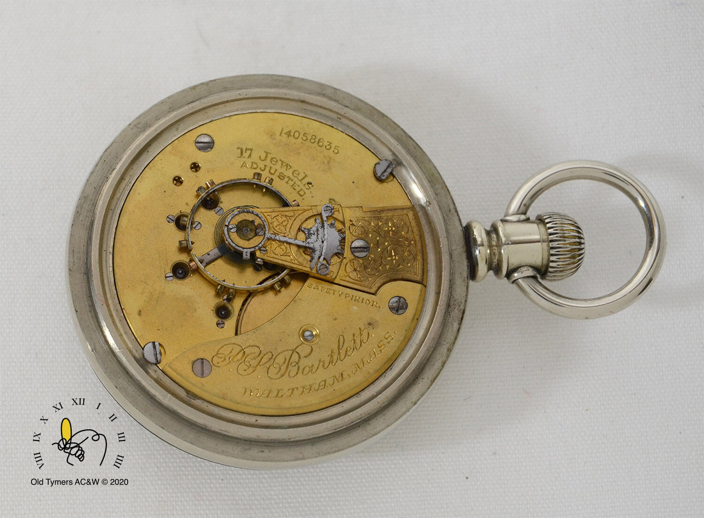 Waltham P.S. Bartlett Pocket Watch