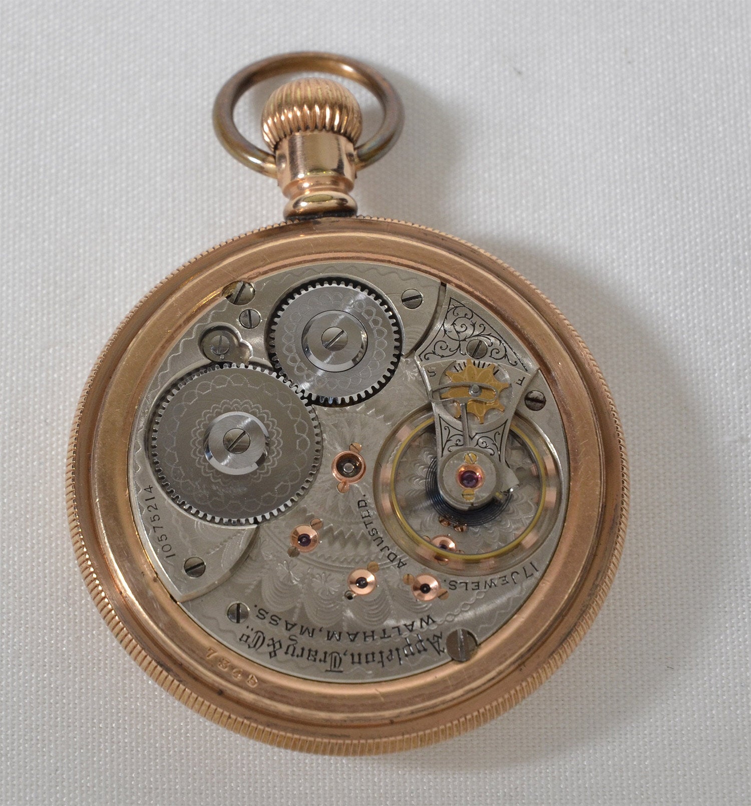 Waltham Appleton Tracy Pocket Watch – OldTymers Antique Clocks