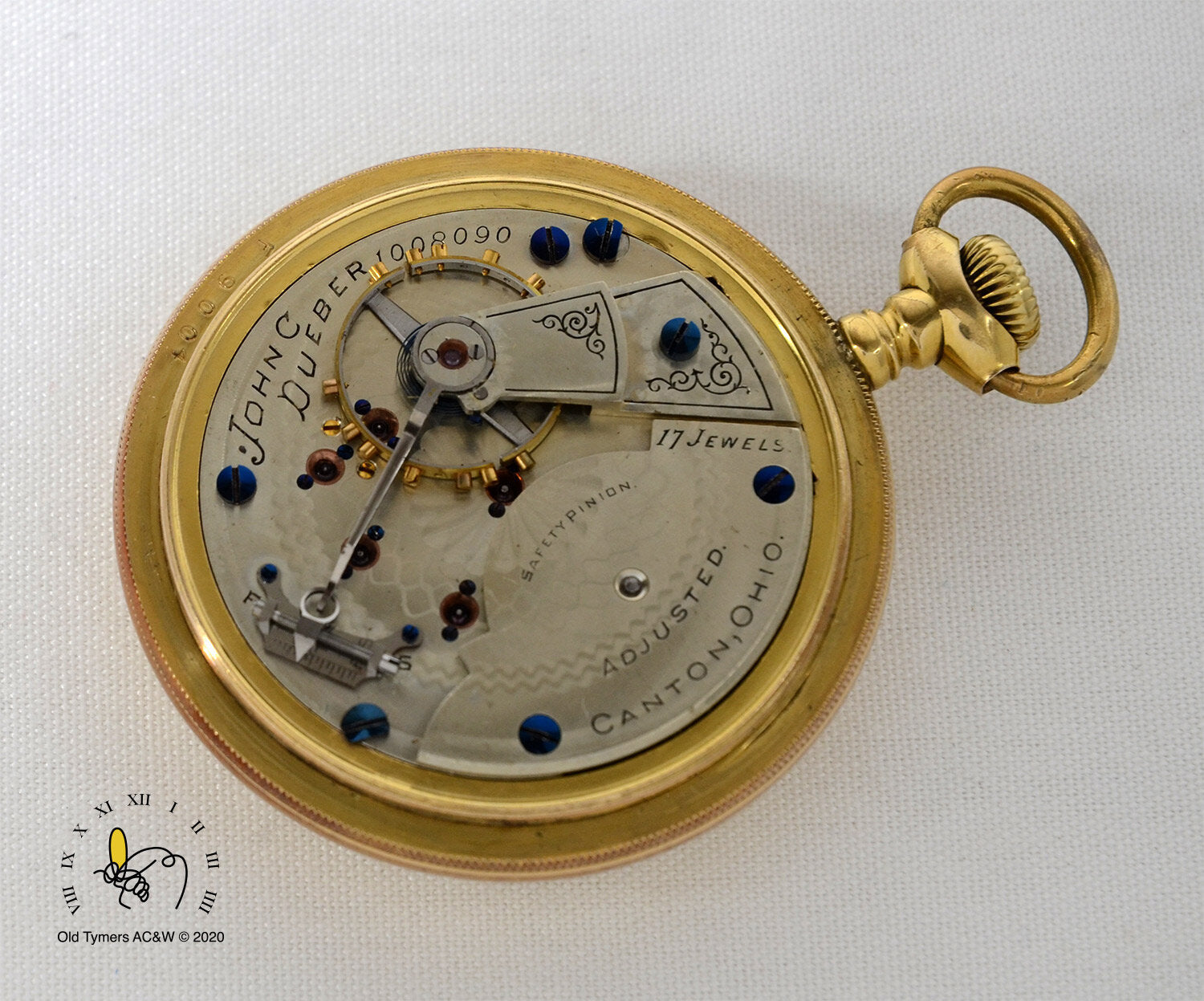 Hampden railroad pocket discount watch