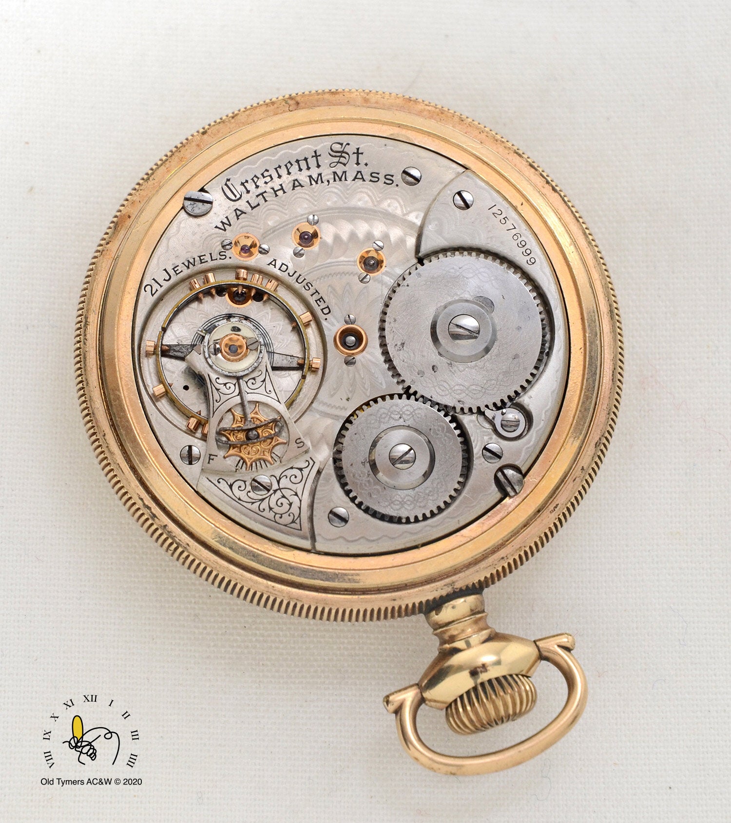 Waltham Crescent Street Pocket Watch