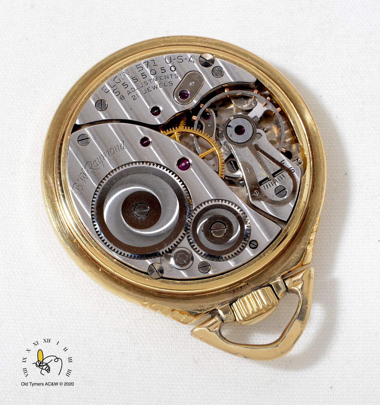 Elgin B.W. Raymond Pocket Watch – OldTymers Antique Clocks