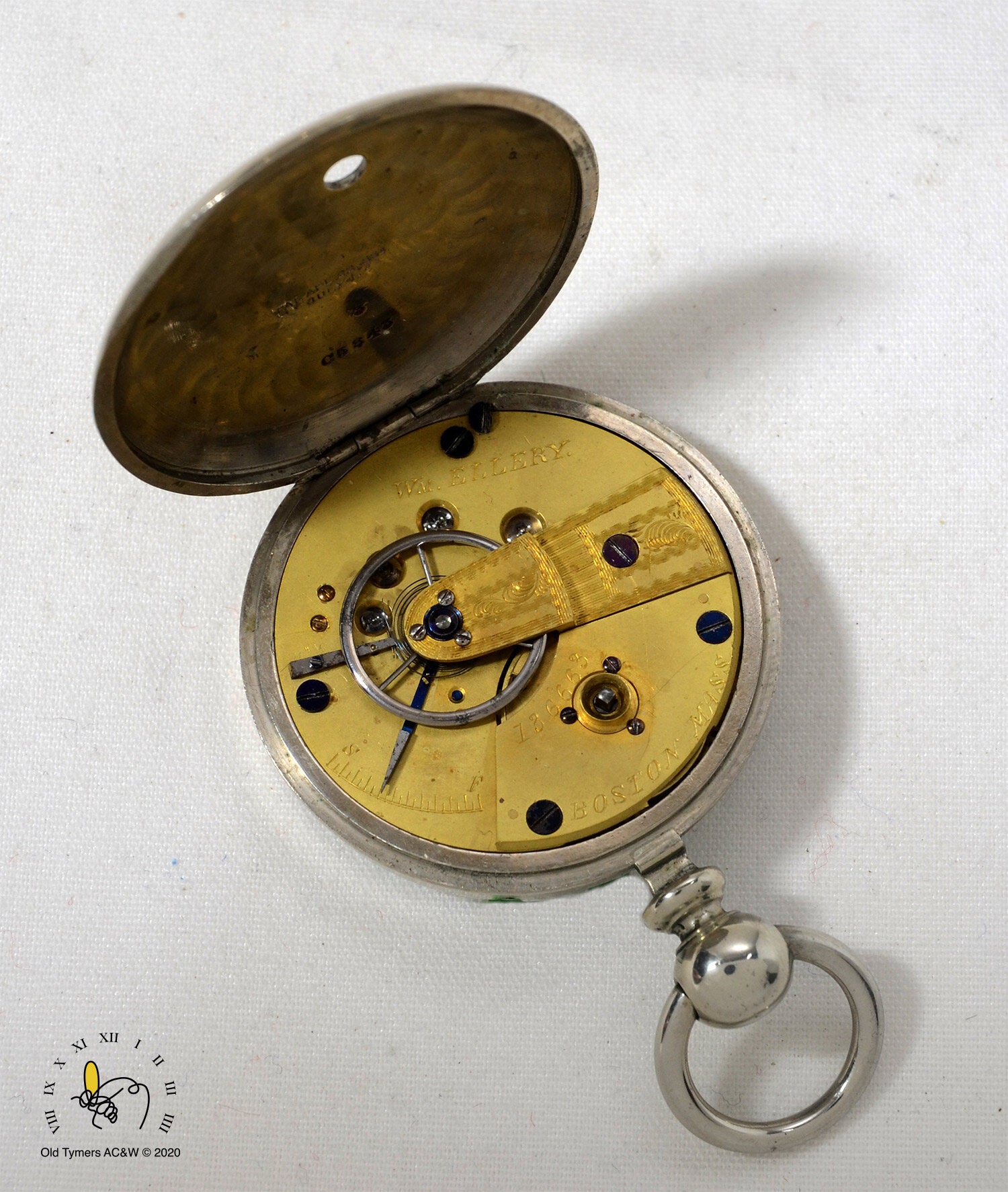 Waltham 1857 Wm Ellery Pocket Watch