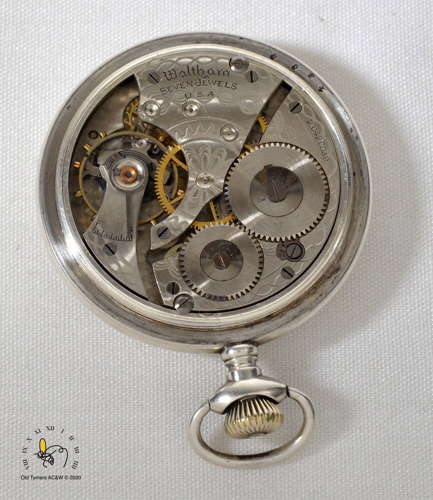 Waltham Model 1908 Pocket Watch