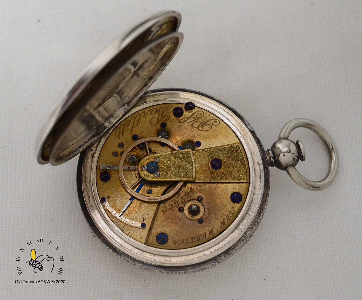 Ps bartlett outlet waltham pocket watch