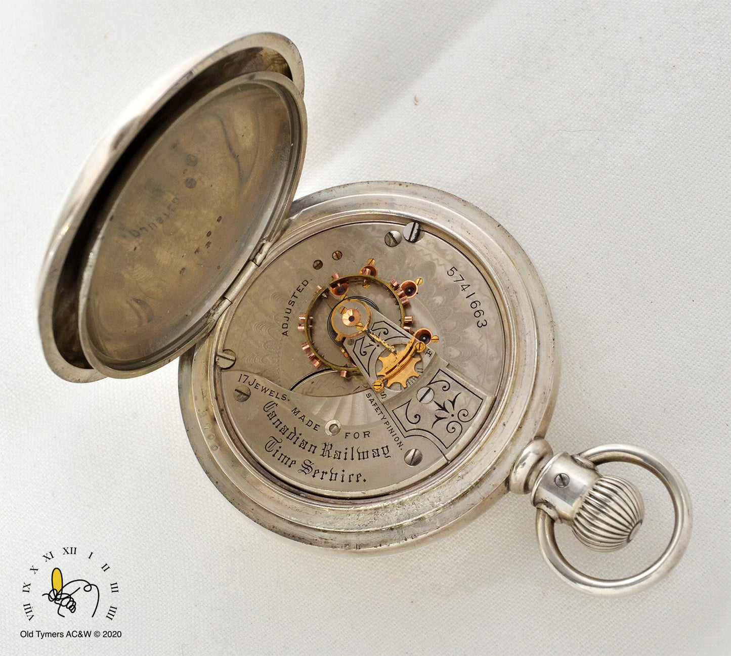 Waltham Canadian Railroad Time Service Pocket Watch