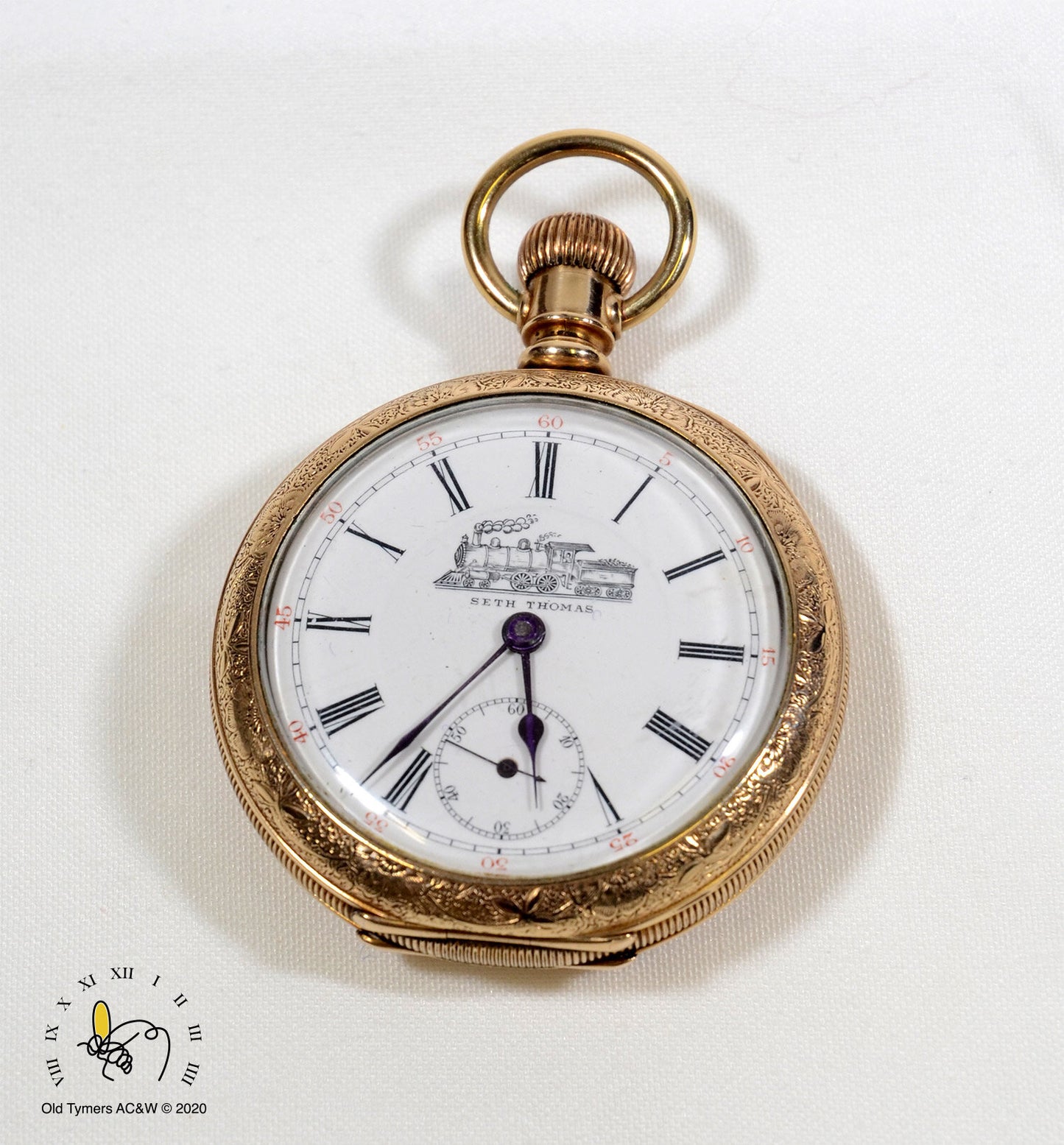 Seth Thomas Maiden Lane Pocket Watch – OldTymers Antique Clocks