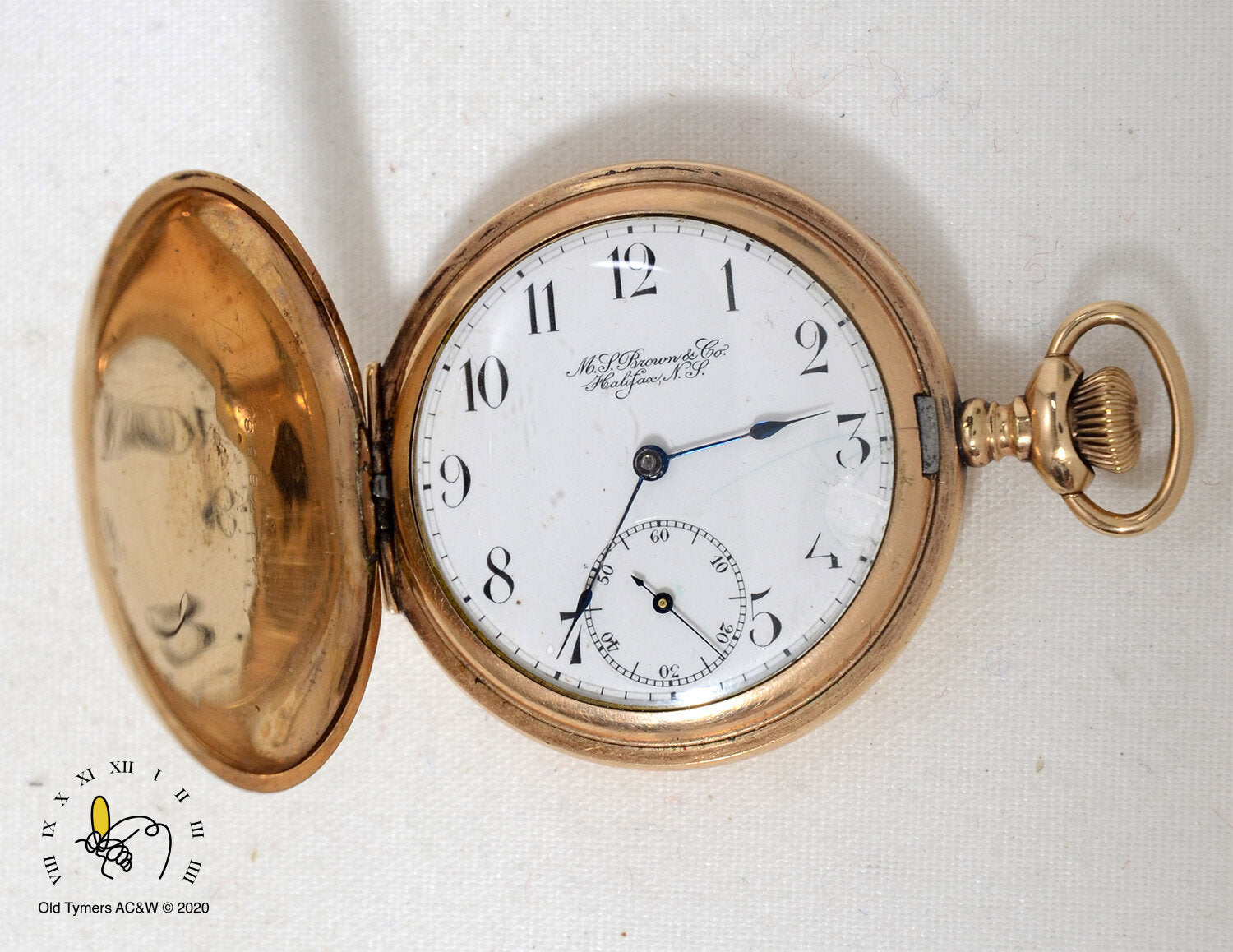Halifax Private Label Pocket Watch – OldTymers Antique Clocks