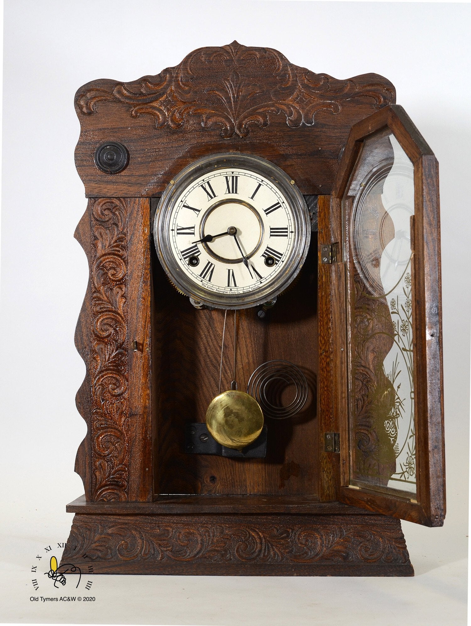 Pequegnat Canuck Mantel Clock