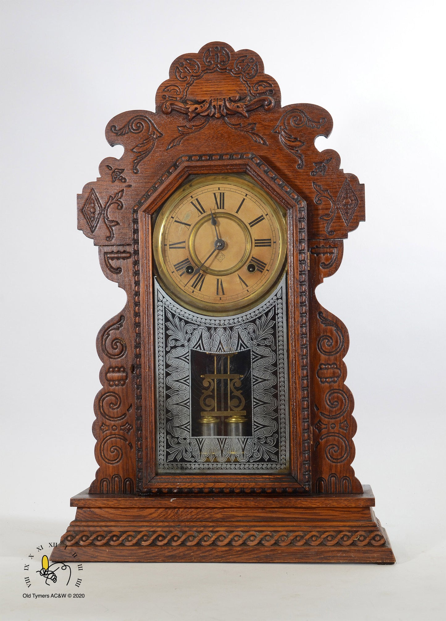 Ansonia Ginger Bread Mantel Clock