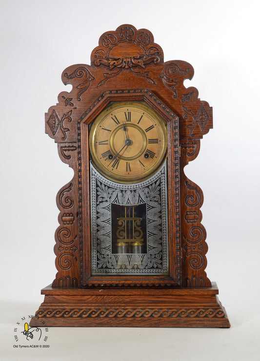 Ansonia Ginger Bread Mantel Clock