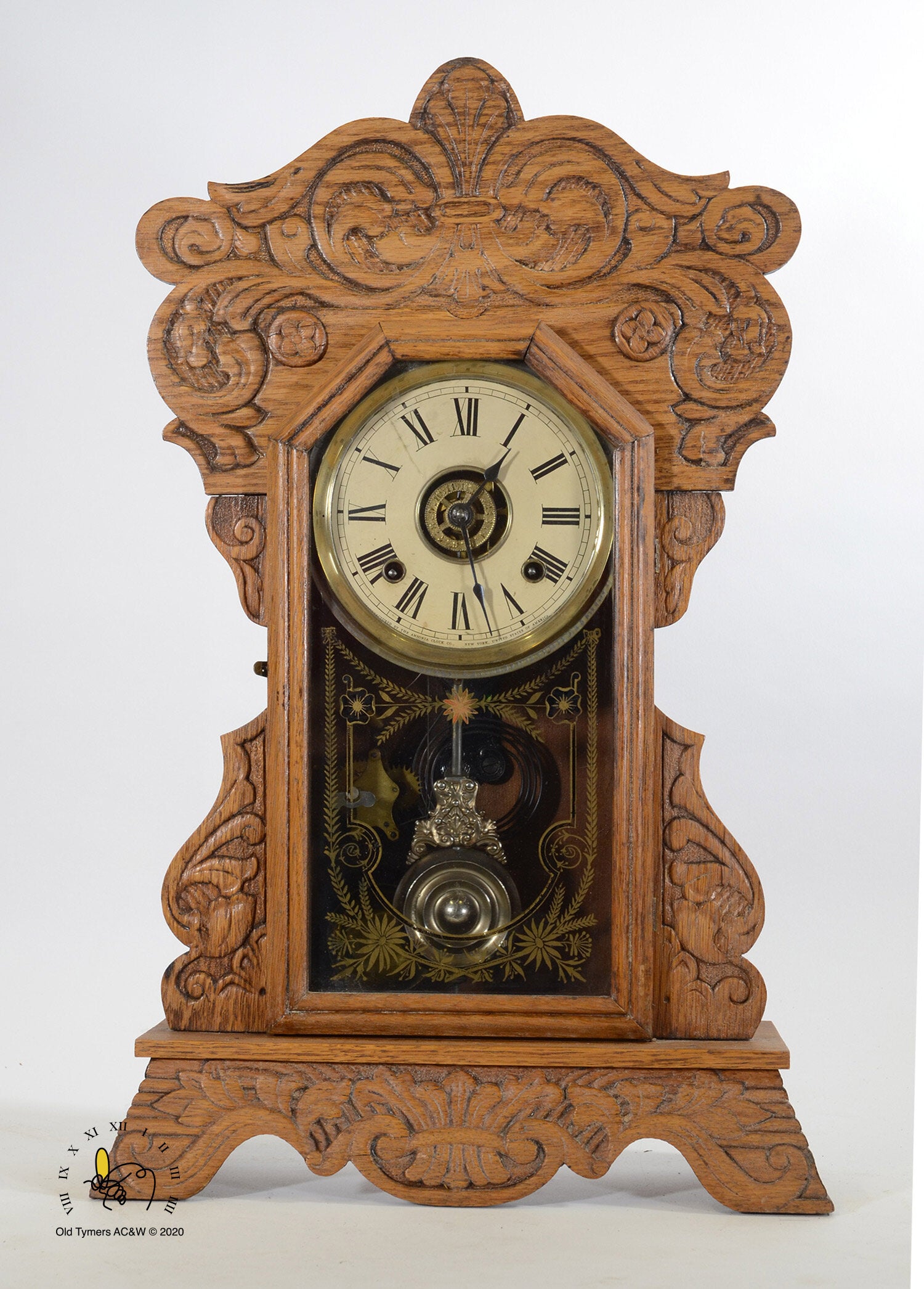 Ansonia Kitchen Mantel Clock – OldTymers Antique Clocks