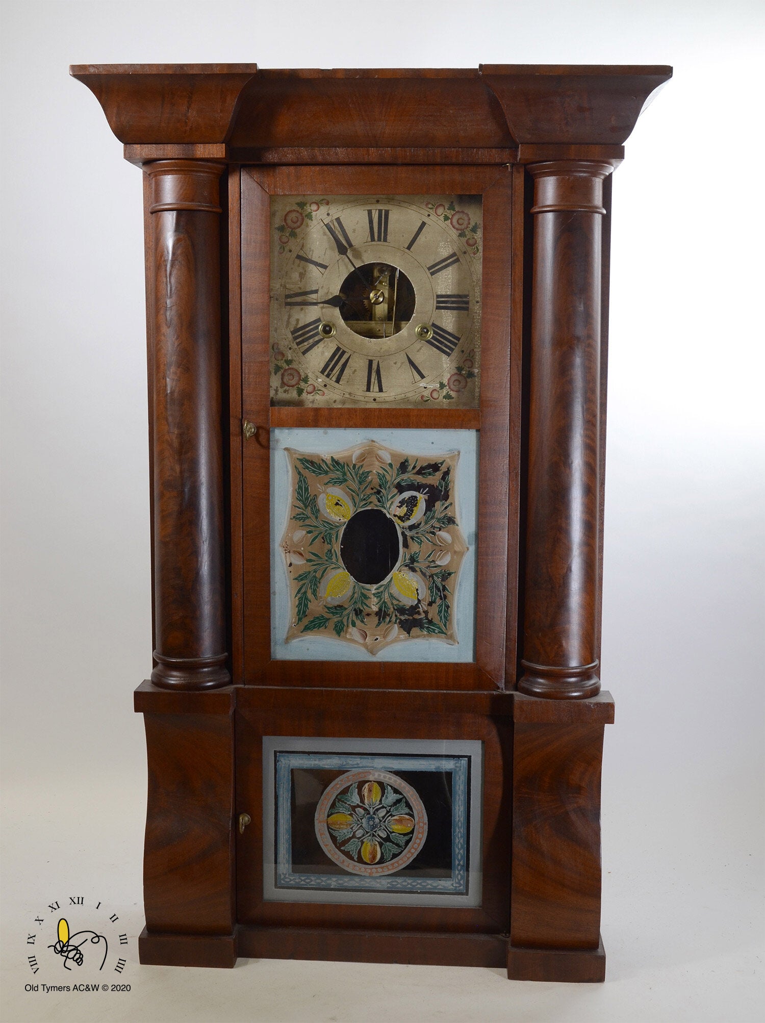 Triple Clocks Birge and Fuller Triple Decker Clock – OldTymers Antique Clocks