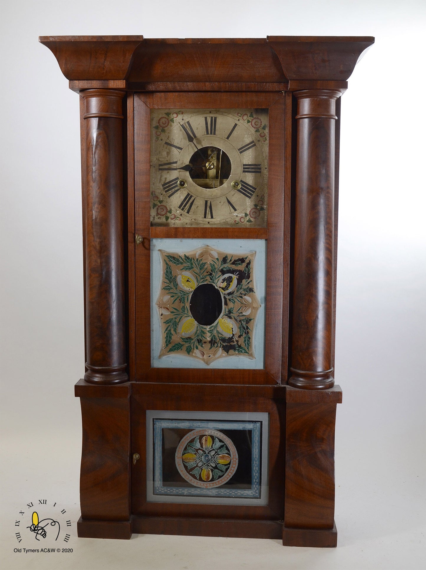 Birge and Fuller Triple Decker Mantel Clock