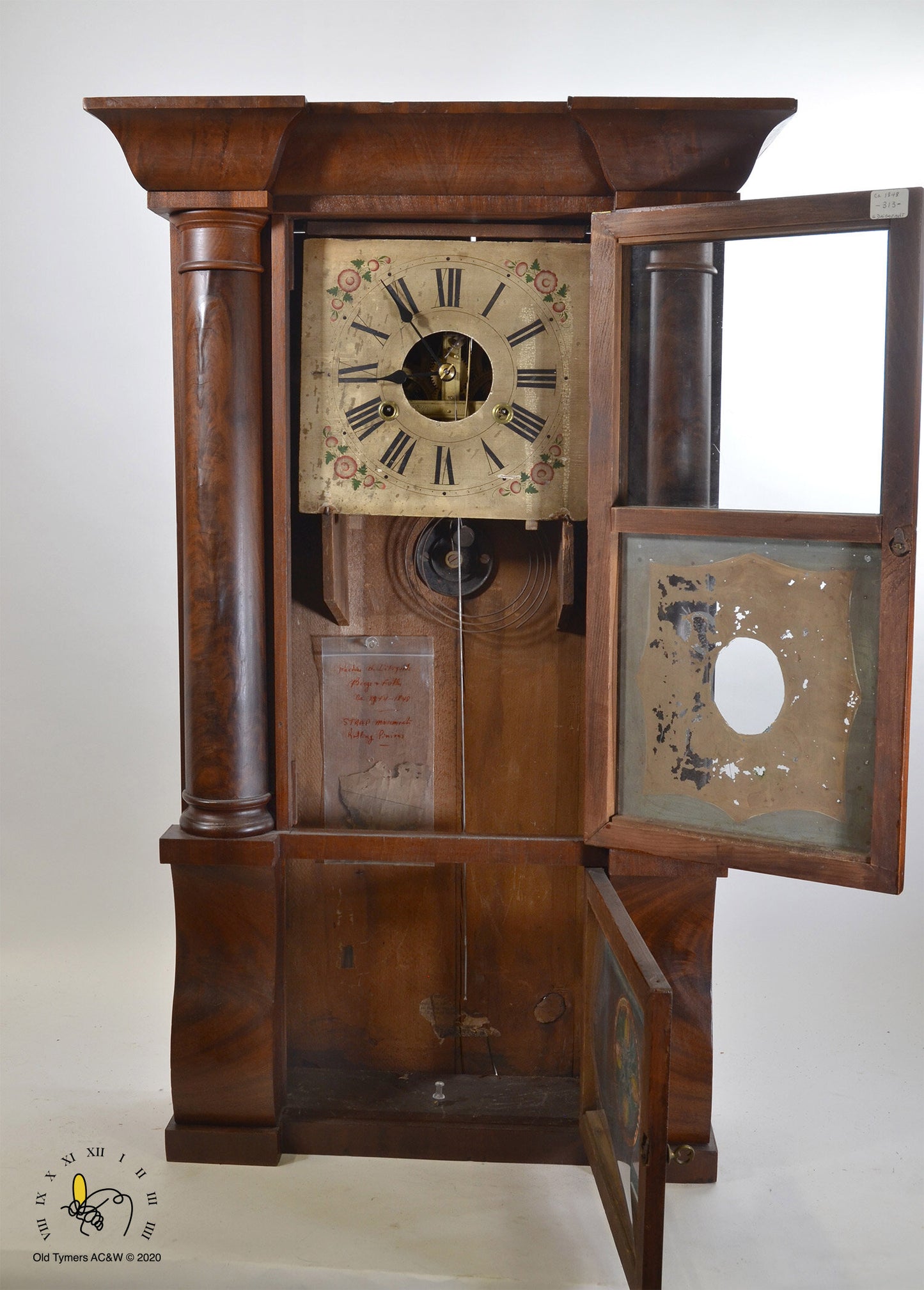 Birge and Fuller Triple Decker Mantel Clock