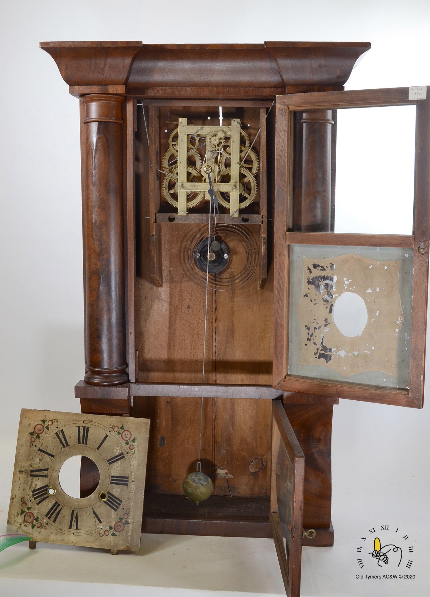 Birge and Fuller Triple Decker Mantel Clock